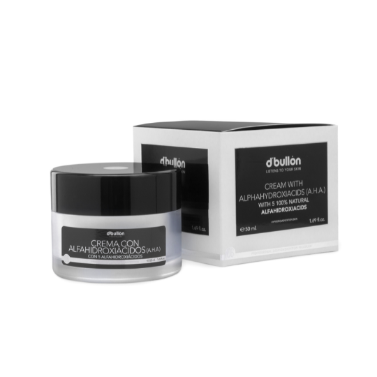 Crema Facial con Alfahidroxiácidos