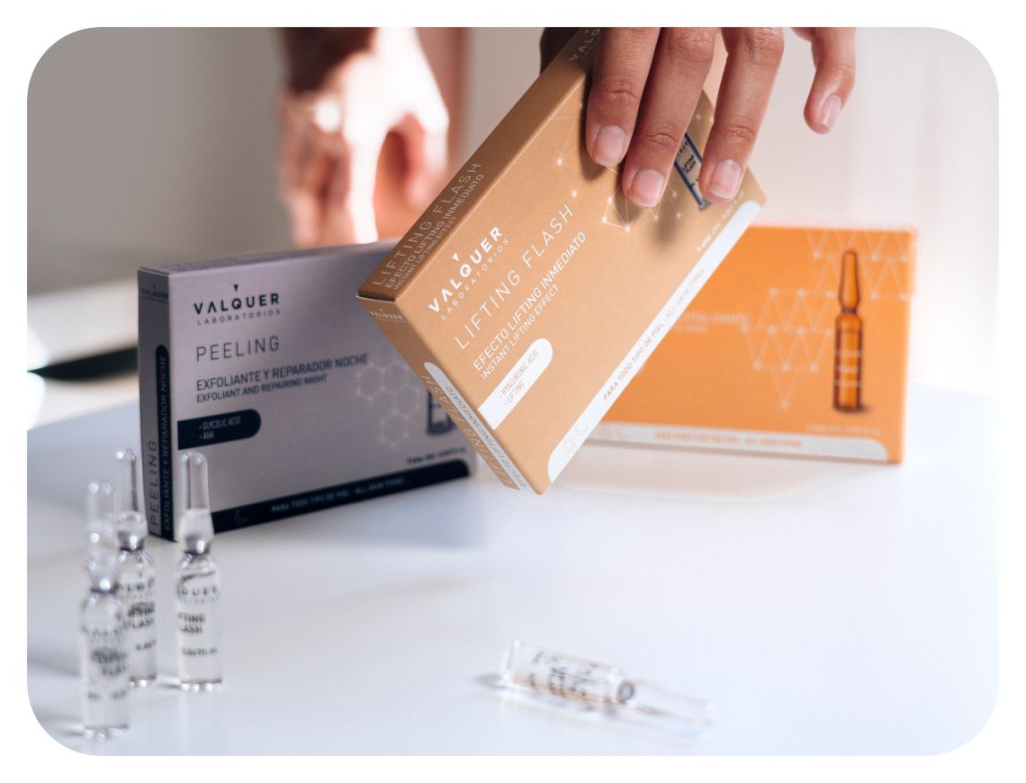 ampollas efecto lifting flash