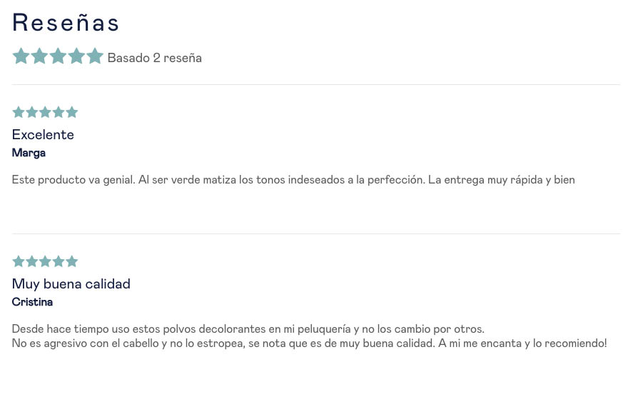 opiniones polvo decolorante sin amoniaco